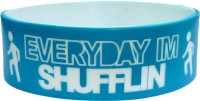 1" wristband with colored text